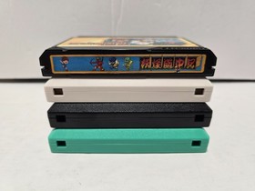 Lot of 4 Nintendo Famicom Japan Yokai Dochuki Momotaro Dentetsu Doraemon Tetris