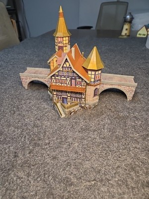 Faller 1710 HO Scale Timbered Medieval Structure With Bridge Tower Fully Built 
