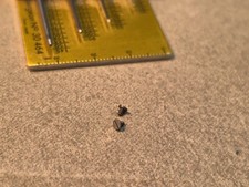 Lot Of 2 NOS Waltham 18s NM Flat Pillar Screws Parts Spares Repairs