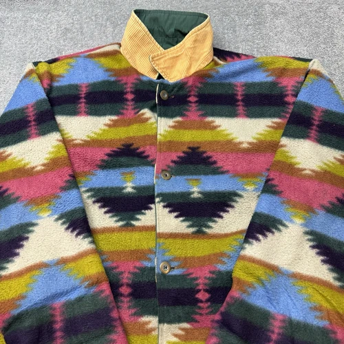 Vintage Current Seen Aztec Southwestern Pattern Button Reversible Jacket Medium image 3
