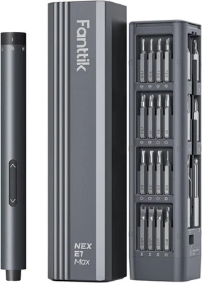 Fanttik E1 Max Mini Elektro Schraubendreher Set, 50 in 1 Magnetisches Kit
