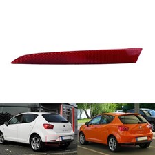 Réflecteur Pare-Chocs Arrière Gauche Rouge pour SEAT Ibiza 6J 2008-2012 5 Portes