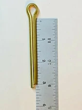 (100) 5/16 X 3" Cotter Pins Locking Split BRASS Pins USA 5/16" 3" Brass 5/16x3