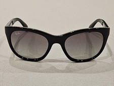 RAY-BAN RAY BAN BLACK FRAMES RB4216 601/11 56-20-135 - USED  LIGHT LENS SCRATCH