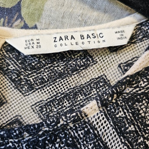 Zara Basic Collection Embroidered Flowy Tank Top … - image 2