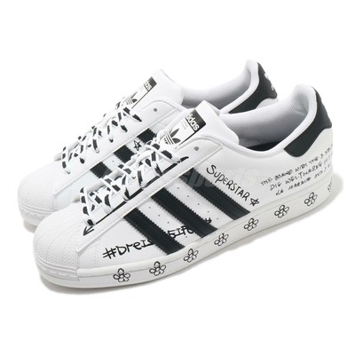 adidas Originals Superstar Graffiti White Black Women Classic Casual Shoe  GV9804 | eBay