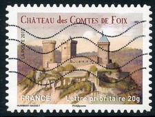 TIMBRE FRANCE AUTOADHESIF OBLITERE N° 715 / CHATEAU DES COMTES DE FOIX