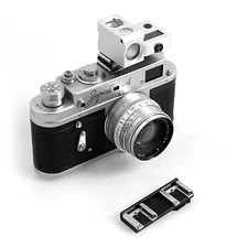 60mm Aluminum 2 in 1 Double Cold Shoe One to Two Camera Adapter Mount New