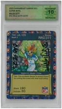 2023 Cannabeast Super Bowl MASCOTT #14 Authentic Auto ?? DSG 10 Gem Mint