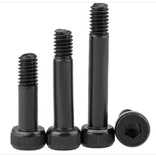 M2 M2.5 M3 M4 Shoulder Screw Socket Head Allen Key Bolt High Tensile 12.9 Black