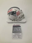 JOSH GORDON NEW ENGLAND PATRIOTS SIGNED SALUTE MINI HELMET JSA WITNESS COA