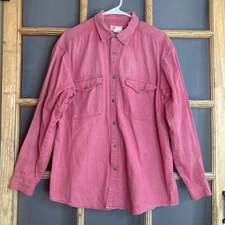 Sostanza Men's Faded Red Shirt Size L 23x30