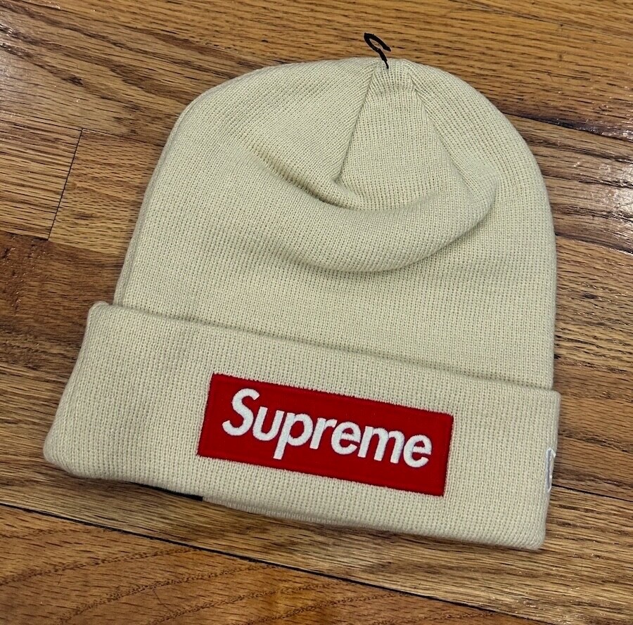 NEW IN BAG Supreme Box Logo Stone Beanie FW24 | eBay
