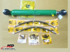 Lva14158 For John Deere Track Rod Hydraulic Cylinder-oem With Hoses+oring+stud
