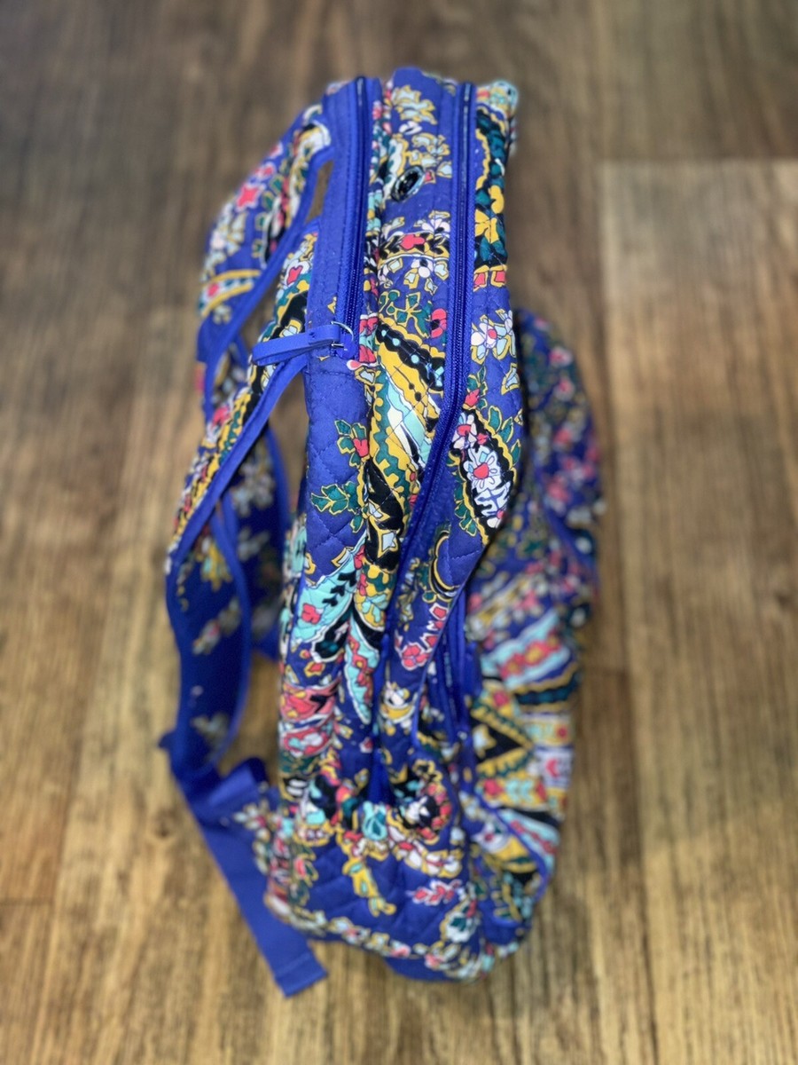 Vera Bradley Essential Large Quilted Blue Island Medallion  display picture 1