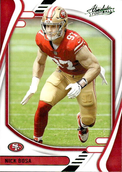 Nick Bosa 2021 Panini Absolute #84 Green  San Francisco 49ers