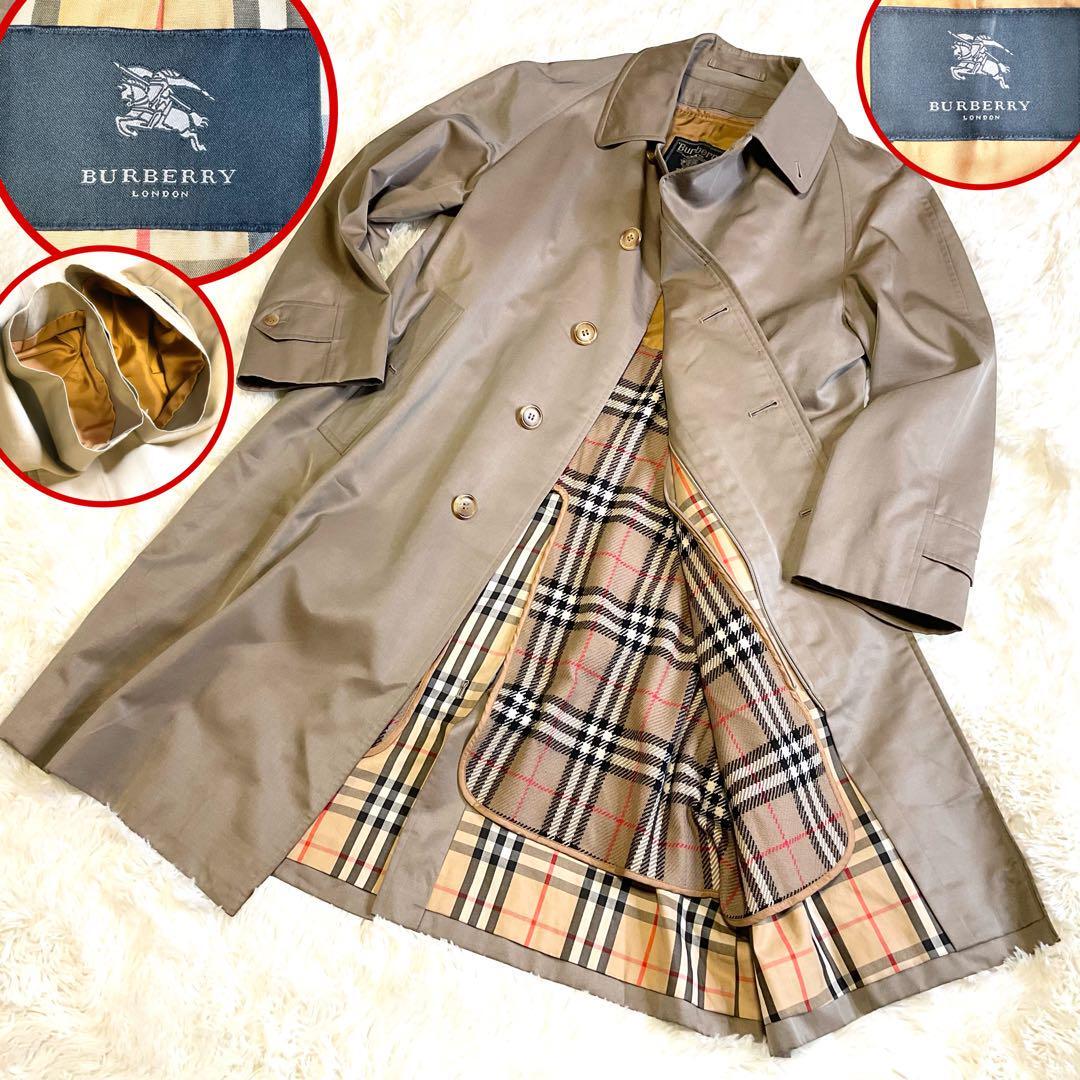 Burberry London Stand Up Collar Trench Coat Khaki With Nova Check Liner For Men thumbnail 17