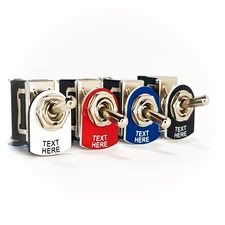 Toggle Switch Nameplate for Classic Cars - Organize and Label Your Switches