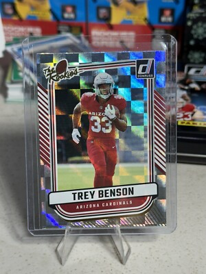 Trey Benson 2024 Donruss #TR-4 The Rookies Foil Arizona Cardinals
