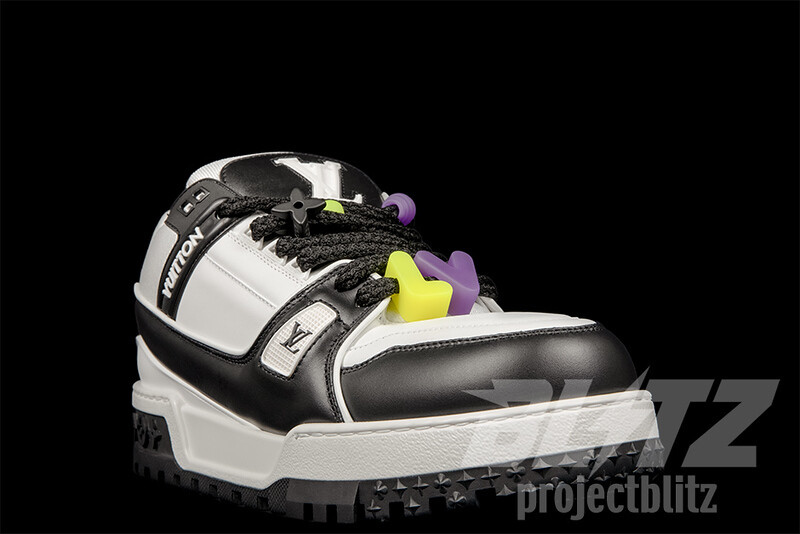 LOUIS VUITTON LV TRAINER MAXI SNEAKER BLACK WHITE VIRGIL ABLOH | eBay