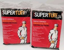 Lot Of 2 New Super Tuff Trimaco Polypropylene Painter's One Piece Coveralls 2X-L