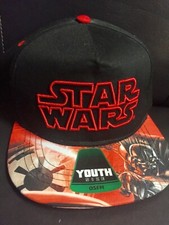 STAR WARS Darth Vader black red gamer Youth snapback hat