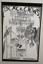 Black Crowes poster Paradiso Amsterdam Netherlands 2006 Holland 