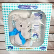 Balmex 2 Piece Happy Baby Grey Elephant Gift Set