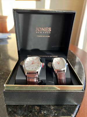 Jones New York Men s/Women s Genuine Diamond Watches Box Set New