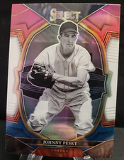 2023 Panini Select JOHNNY PESKY #54  - TRI-COLOR PRIZM - RED SOX - FREE SHIP