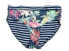 Athleta Girl Paradise Splash Bikini Bottoms Size 12 Blue Floral