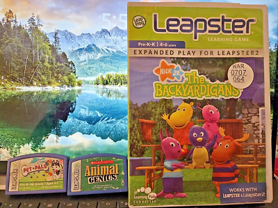 The Backyardigans Leapster 1 & 2, 2006, Game & W/ Slight Cracks 2