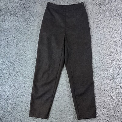 Emanuel Rugged Wear Hose Damen 28 Grau Sanforisiert Wolle Chore Made Italy Vintage