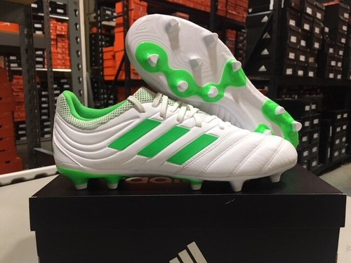 Adidas para hombre Copa Gloro 19.3 FG Botines de fútbol (Blanco/Slime)  Tamaño: 8.5-13.5 Nuevo! | eBay