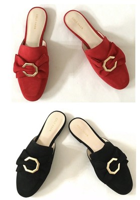 cole haan leela bow loafer mule