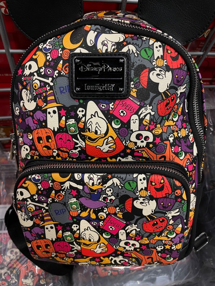 Loungefly Disney Parks Halloween Kids Backpack - Multicolor Loungefly Disney Parks Halloween Mickey & Friends Haunted  main image 3