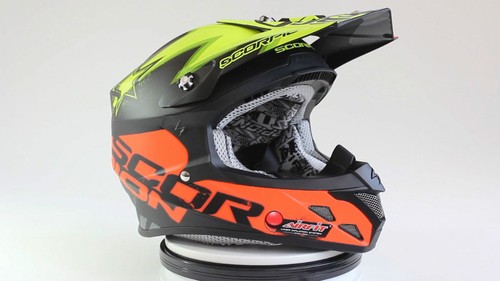Scorpion VX-20 AIR Moto/Enduro Helmet,Carbon Fibre composite,Sz XL,multi-colour - Picture 11 of 12
