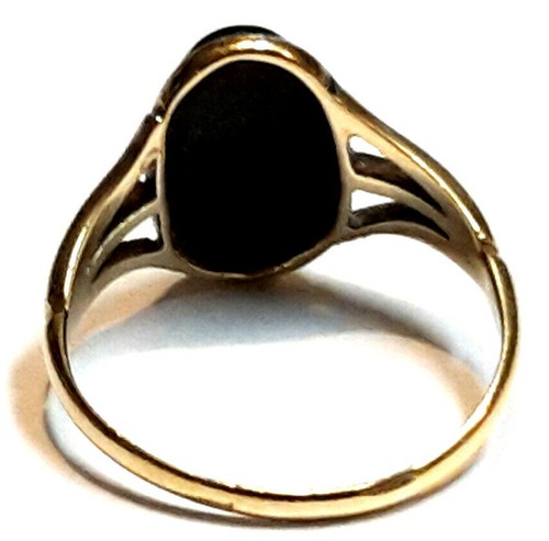 Antiker Gemmenring Kamee 18k Gold England London 1901 RG 60 ca. 19,1mm - Picture 4 of 6