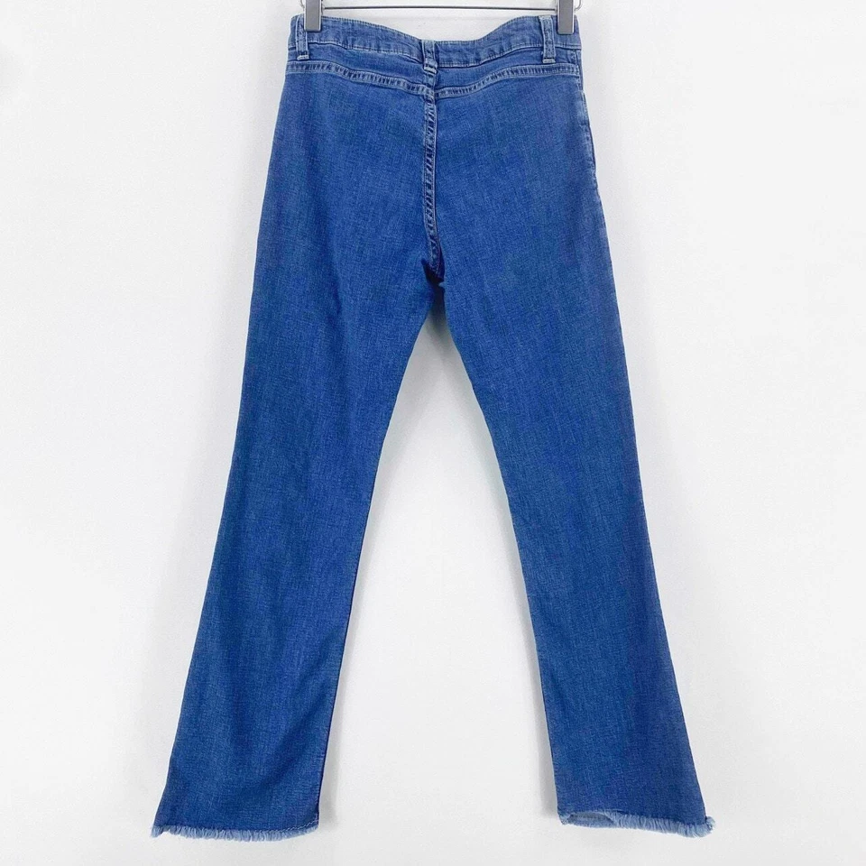 Theory Blue Medium Wash Straight Leg Jeans - Image 4 of 4