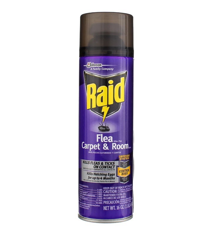 X Raid Flea Killer Plus Carpet Room Spray 16oz for sale online