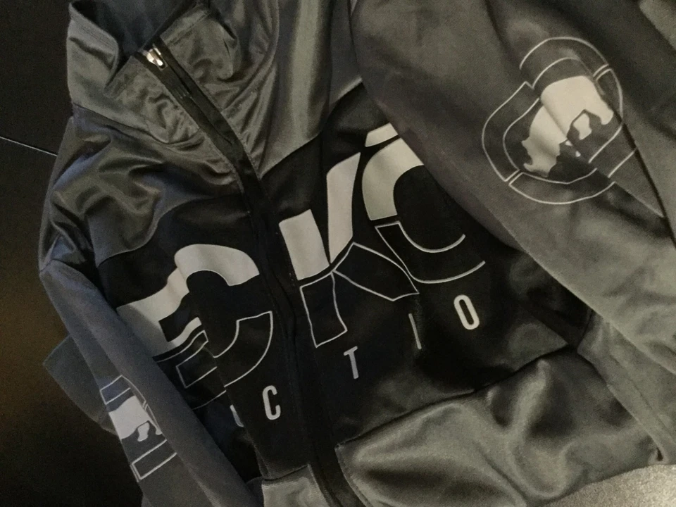 Vintage Ecko Unltd Track Jacket Mens Large Gray HIP HOP Full Zip Sweatshirt - Image 2 of 4