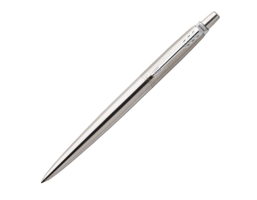 PARKER JOTTER BALLPOINT PEN GENUINE SILVER PEN IN GIFT BOX