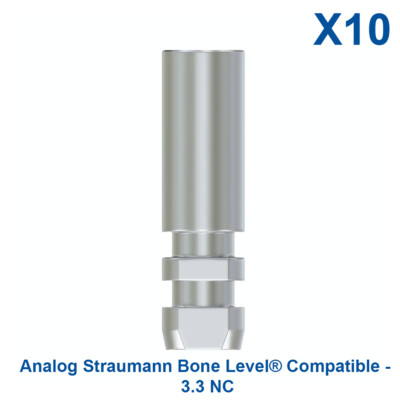 Dim Analog Straumann R&b 10x Dental Bi0Compatible SS Analog Straumann B0ne Level Compatible -3.3 ...
