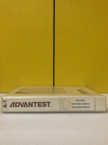 Advantest R3132/R3162 Spectrum Analyzer Operation Manual - Picture 3 of 3