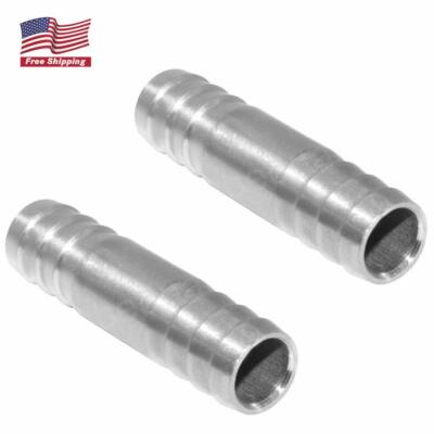 Raccord Droit En Acier Inoxydable 1-1/2 Pouces, Type Barbelé, Filetage Femelle - Lot De 3 Pièces JENSWILL