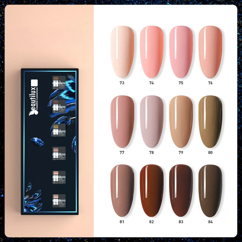 Nail Gel Polish Kit Color 6pcs/set Nails Art Gels UV LED Nail Lacquer Lot 10ml