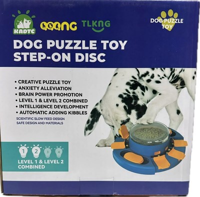KADTC Dog Toy Puzzle Step On Disc Level 1 and 2 Difficulty Learning Toy Free Shi