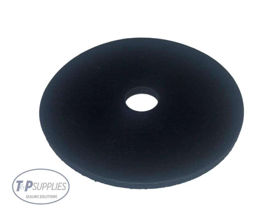 T&P SUPPLIES Solid Neoprene Rubber Penny Washer 0.5mm thick x5 - pick your own size