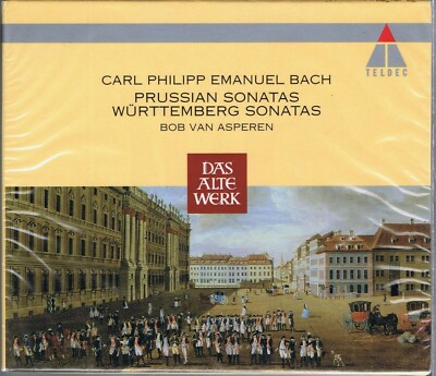 C.P.E BACH 3 CDs BOX SET (SEALED) PREUSSISCHE SONATEN BOB VAN ASPEREN