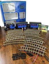 LGB Big G Scale The Blue Train Lehmann w/ Box Engine 2 Cars Track People Manual